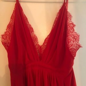 Stunning red dress!